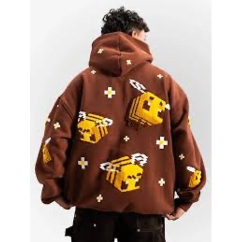VeryCool Minecraft Bee Hoodie Yellow 2XL New With Tags